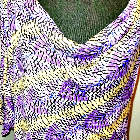 BCBG MAXAZRIA Multi-Color Print Dress - Picture 7 of 11